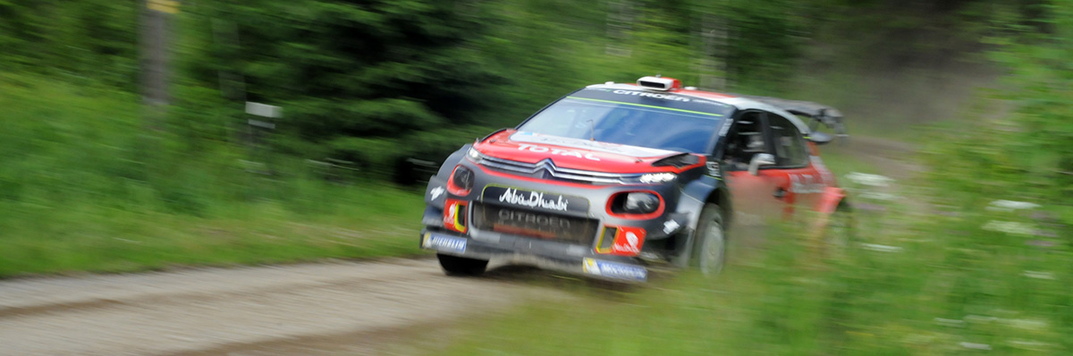 La Citroën WRC à toute blinde en F:inlande © RF/Cécile Quéguiner